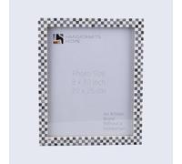 Handicrafts Home Checked Pattern Inspired Picture Frames - Bone Inlay Handmade - Ready to Hang or Sit 8X10 - Christmas Gifts