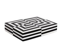 Handicrafts Home Decorative Box 8x6 - Photo Storage Box, Jewelry Organizer, Modern Decorative Storage Box with Lid, Bohemian Table Décor, Vintage Keepsake Box for Shelf or Coffee Table Décor