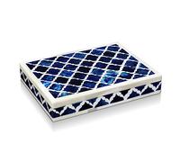 Handicrafts Home Decorative Box 8x6 - Photo Storage Box, Jewelry Organizer, Modern Decorative Storage Box with Lid, Bohemian Table Décor, Vintage Keepsake Box for Shelf or Coffee Table Décor