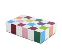 Handicrafts Home Decorative Keepsake Box 8x5, Small Organizer with Lid, Boho Storage, Retro Memory Boxes, Unique Coffee Table Decor, Jewelry or Trinket Modern Shelf