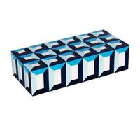 Handicrafts Home Decorative Storage Box 10x4.5 - Remote Control Holder, Jewelry Organizer, Modern Decorative Box with Lid, Boho Chic Home Décor Accent, Vintage Memory Box for Living Room Shelf Décor