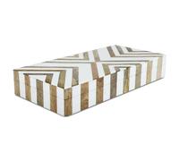 Handicrafts Home Decorative Storage Box 10x4.5 - Remote Control Holder, Jewelry Organizer, Modern Decorative Box with Lid, Boho Chic Home Décor Accent, Vintage Memory Box for Living Room Shelf Décor