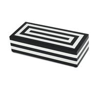 Handicrafts Home Decorative Storage Box 10x4.5, Remote Control Holder, Jewelry Organizer, Modern Decorative Box with Lid, Boho Chic Home Decor Accent, Vintage Memory Box for Living Room Shelf Decor