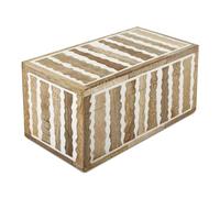 Handicrafts Home Decorative Storage Box with Lid Boxes for Home, Coffee Table & Bookshelf, Keepsake & Memory Organizer, Remote Holder, Trinket Box, Boho & Vintage Accent Decor, KEPT SAFARI, 10X5X5