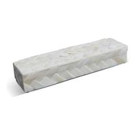 Handicrafts Home Decorative Storage Box with Lid for TV Remote, Ivory Braid Keepsake Memory Box, Jewelry Organizer, Vintage Boho Home Decor Accent, Coffee Table & Shelf Decorative Box, 10 x 2.5 x 1.5