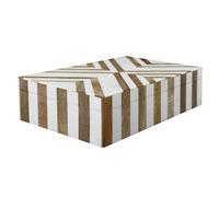 Handicrafts Home Decorative Storage Box with Lid Wooden Storage Organizer Box Multi Purpose Storage Box for Coffee Table Desk Shelf, Resin Inlay Marquet Chevron Collection - 10x6x2.5 Inch