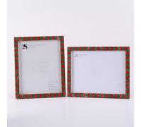 Handicrafts Home Green & Red 8x10 Picture Frame Set of 2, Vintage Photo Frames for Wall or Tabletop Display, Bookshelf, Family Wall Decor, Gallery Wall Frame Set, Multi Picture Frames Collage