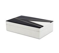 HANDICRAFTS HOME Handmade Kept Dapper Gent Collection Decorative Jewelry Box Organizer - Keepsakes, Trinkets, and Home Decor - Antique Coffee Table Storage, Memory Box, Farmhouse Style Decor, 8x5x2