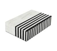 Handicrafts Home Handmade Mono Collection Decorative Jewelry Box Organizer - Keepsakes, Trinkets, and Home Decor - Antique Coffee Table Storage, Wedding Memory Box, Farmhouse Style Decor Lead, 8x5x2