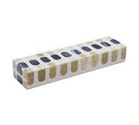 Handicrafts Home Handmade Patisserie Pattern Decorative Box - Storage Organizer, Decor Centrepiece, Memory Keepsakes, Home Decor - Boho Style Treasure Box, Multipurpose Gift - Caramel, 10x2.5x1.5