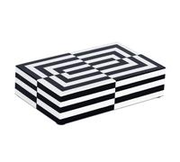 Handicrafts Home Handmade Puzzle Collection Decorative Jewelry Box Organizer, Keepsakes, Trinkets, and Home, Memory, Antique Coffee Table Storage, Farmhouse Style Decor Slide, 8x5x2