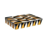 Handicrafts Home Handmade Puzzle Collection Decorative Jewelry Box Organizer - Keepsakes, Trinkets, and Home Decor - Antique Coffee Table Storage, Memory Box, Farmhouse Style Decor Guild, 8x6x1.5