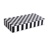 Handicrafts Home Large Decorative Storage Box 12x6- Coffee Table Organizer Box, Modern Home Décor Accent, Keepsake Memory Box, Jewelry Storage Box, Boho Decorative Box with Lid for Shelf, Mantle Decor