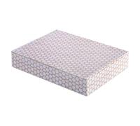 Handicrafts Home Large Decorative Storage Box with Lid- 8x6x1.5” Coffee Table Organizer, Keepsake-Decorative Boxes for Home Decor, Stylish Decorative Box for Office Décor-Hive Honey