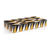 Handicrafts Home Large Decorative Storage Box with Lid, Coffee Table Storage Box, Decorative Remote Control Holder, Keepsake Storage Box for Living Room & Shelf Decor, Puzzle Guild 12 x 6 x 2