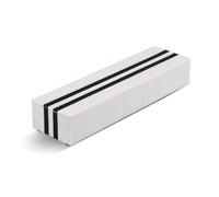 Handicrafts Home Slim Decorative Storage Box with Lid, Black White Modern Storage Box, Remote Control Holder, Coffee Table Organizer, Minimal Desk, Living Room & Shelf Decor, Mono Sprint 10x2.5x1.5