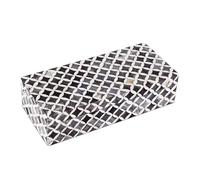 Handicrafts Home White Handmade Keepsake Organizer with Lid Decorative Storage Box- Star Pattern Collection Memories Holder for Jewelry, Photos & Cards- Home Decor Accents- Bone & Resin Inlay-10x4x2.5