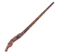 Handicraftviet Horse Wand - Hand Carved Wooden Magic Wand/Wizard Wand 15'' for Wizards and Collectible Cosplay Magic Wand/Magical Gift for Birthday Party