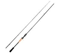 HANDING Magic L Baitcaster Rod Bass Fishing Rod 7' 2-Piece Fast Action and Medium Power with Fuji O+A Guides Cork Handle for Largemouth Bass Walleye Redfish Snook