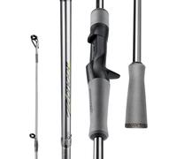HANDING Pioneer Bass Fishing Rod Versatile Spinning & Casting Rod with Medium Power Moderate Fast Action EVA Handle for Largemouth Smallmouth Walleye
