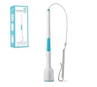 Handisure Award Winning Automatic Child Door Finger Guards, Door Locks & Window Guards, Hinge & Lock Side Safety, Baby Door Stopper, Easy to Install (White Teal, 1 Count(Pack of 1))