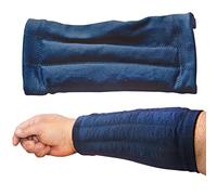 HandiThings Weighted Forearm Compression Sleeve - Proprioceptive Arm Weight for Tremor Control, Strength/Movement Assistance, Black, Arm Weight MED