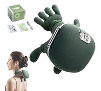 Handiva Neck Massager, N7 Master Hand Shoulder and Neck Massager Cervical Massagers, Deep Tissue 3D Kneading, Rechargeable USB-C for Home Office Relaxation (Green)