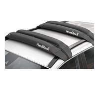 HandiWorld HRACK HandiRack Universal Car Roof Rack; Quick Fit Heavy-duty Roof Bars; Black, H10, W33, D146cm