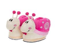 HANDKEI Cute cartoon snail animal slippers women's winter warm soft indoor slippers warm slipper fluffy slippers (2/6, rose Red, numeric_2)