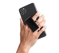 HANDL New York HANDLstick Black Suede Grip and Stand for Smartphone