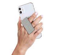HANDL New York Silver Glitter HANDLstick Silver Glitter Grip and Stand for Smartphone