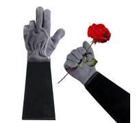 HANDLANDY HLDD Rose Pruning Gloves for Women & Men, Long Thorn Proof Leather Gardening Gloves with Forearm Protection, Garden Work Gauntlet