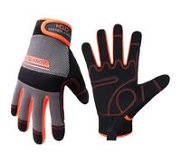 HANDLANDY HLDD UltraLight Safety Work Gloves, Mens & Women Multi-Functional Work Gloves with Extensive Palm Protection, Mechanic Gardening Construction DIY Glove with Touchscreen