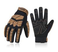 HANDLANDY HLDD Winter Work Gloves for Men, Insulated Water Resistant Heavy Duty Gloves for Cold Weather, Anti-vibration, Impact Protection