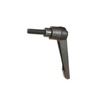 Handle Adjustable Clamping Lever M4 M5 M6 M8 M10 M12 M16 Handle Screws Bolt Clamping Lever Machinery Adjustable Handle Locking External Male Thread Knob Black1pc(M12x95x80x1pcs)