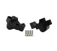 Handle Bar Clamp Aluminum Motorcycle Handlebar Riser For CFMOTO 450MT Risers Up Clamp Mount Handle Bar Move Back Parts 450 MT MT450 2024 2025(Black 1)
