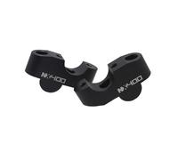 Handle Bar Clamp Aluminum Motorcycle Handlebar Riser For NX400 NX500 2023- Risers Up Accessories NX 400 500 Clamp Mount Handle Bar Move(Black 1)