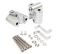 Handle Bar Clamp Riser Chrome Handlebar Riser Bar Mount Motorcycle Handle Clamp Mounting Lift Adapters For R18 2020-2022