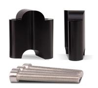Handle Bar Clamp Riser Motorcycle 2" Rise CNC Aluminum 1" Handlebar Riser 50mm Mount Extension Block For Sportster XL1200 XL 2010-UP