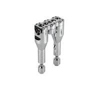 Handle Bar Clamp Riser T-Handlebar Straight Style Riser For Dyna For Street Bob For Softail Motorcycle 25mm Mount Bracket Clamps