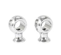 Handle Bar Clamp Risers For Shadow For Dyna For Chopper For Bobber Handlebar Risers Clamp Fat Round Heightening Mount 25mm 22mm Universal 1 Pair Handlebar Riser(Chrome 22mm)