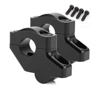 Handle Bar Clamp Risers For XVS650 For V-Star 650 Motorcycle Handlebar Riser Move Back Clamp Adapter Accessories 1 Pair Handlebar Riser(Black)