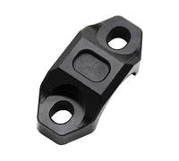 Handle Bar Clamps Riser CNC 22MM Universal Handlebar Brake Clutch Rotating Bar Clamp Mount Stop Start Kill Switch(Black)