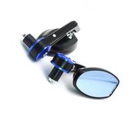 Handle Bar End 7/8'' 22mm Motorcycle Handlebar End Mirror Rearview Mirror For Honnet CB500X NC750X CB500X CB750 CRF 1100L For African Twin CBR650R(Bl-ue)