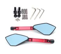 Handle Bar End Rearview Convex For MT01 MT25 MT03 MT07 MT09 MT10 Universal Motorcycle Mirror CNC Side Blue Anti-glare(Red)