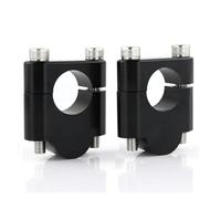 Handle Bar Extend Adapters 22mm 7/8" Handlebar Risers Mount Clamps For Aprilia(Black,30mm)