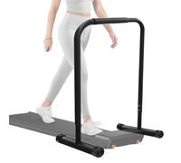 Handle Bar for Walking Pad Compatible with Walking Pad 24.8'' Wide,Iron Hand Rails Stand Four Adjustable Heights 31.4 to 37.4 Inch,Stable Home Office & Gym Safety Handrail