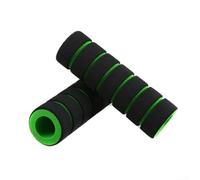 Handle Bar Grip Foams Designed to Absorb Vibration on Bicycles and Motorcycles (Dark green)