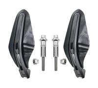 Handle Bar Hand Guards 2Pcs Universal 7/8 22mm Windproof Motorcycle Handguards For Off Road For ATV Dirt Bike Motocross Hand Guards Protection Gear Black Handguards Motorcycle