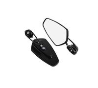 Handle Bar Rearview Kits 1 Pair 7/8" 22 Mm Motorcycle Bar End Side Rearview Mirror Universal Motorbike Bike Handlebar Rear View Mirrors(Black)